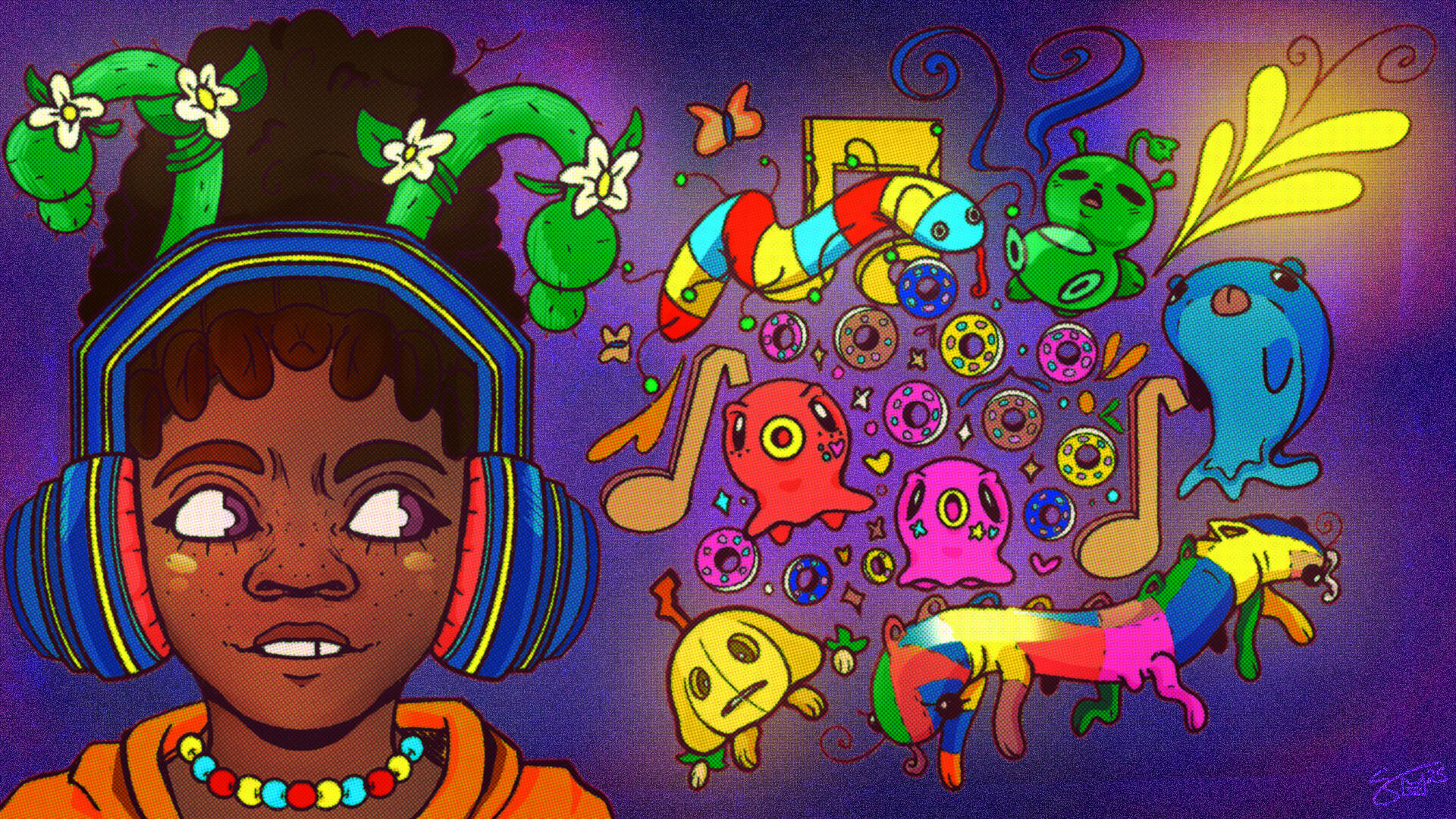 "Neurodivergency" (2025), Digital drawing