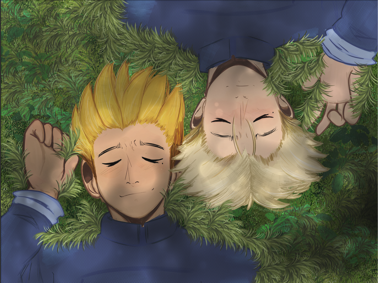 *"The Saverem Twins" (2024), Digital drawing | Trigun